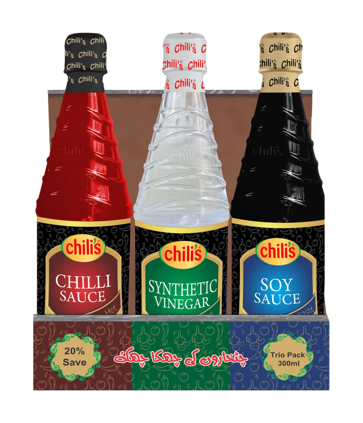 Trio Pack combo bottles