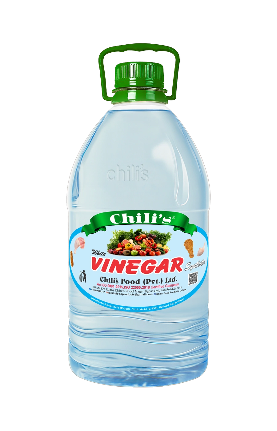 White Synthetic Vinegar bottle